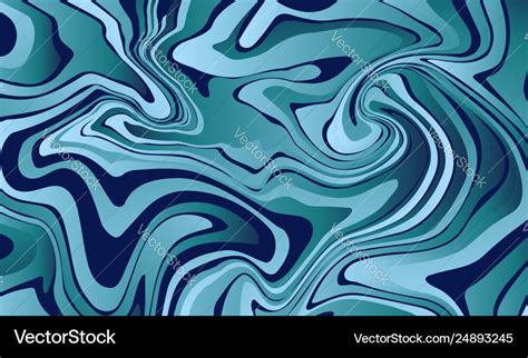 Abstract Liquid Blue Background Royalty Free Vector Image