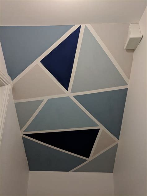 Pin By Aina Nasa On Interior Designs Geometric Wall Paint Diy Wall