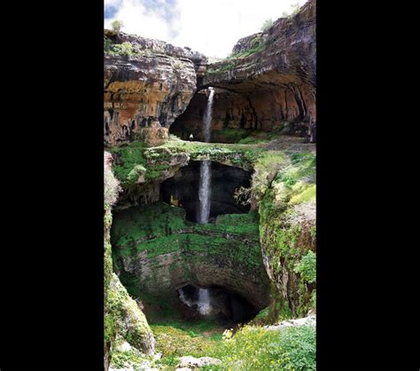 Breathtaking Baatara Gorge Waterfall And Cave Of The Three