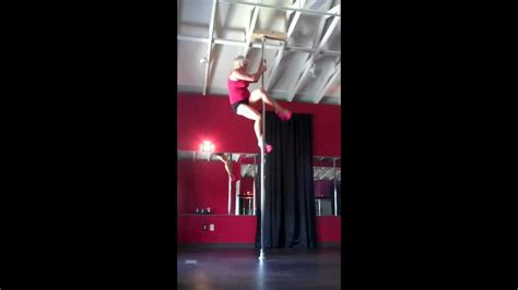 Advanced Pole Dance Knee Hold To Shooting Star Youtube