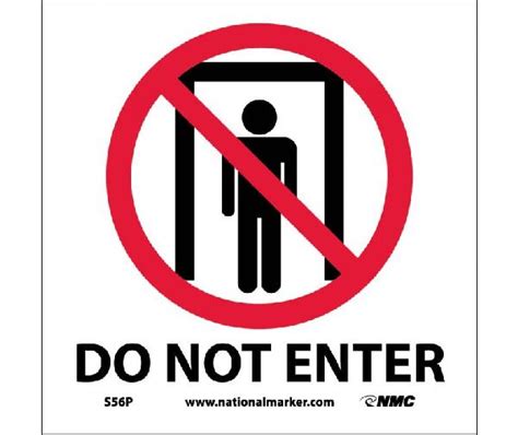 Do Not Enter Sign Mutual Screw And Supply