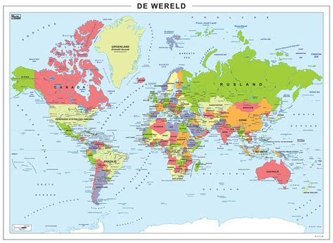 De Kaart Van De Hele Wereld Kaart