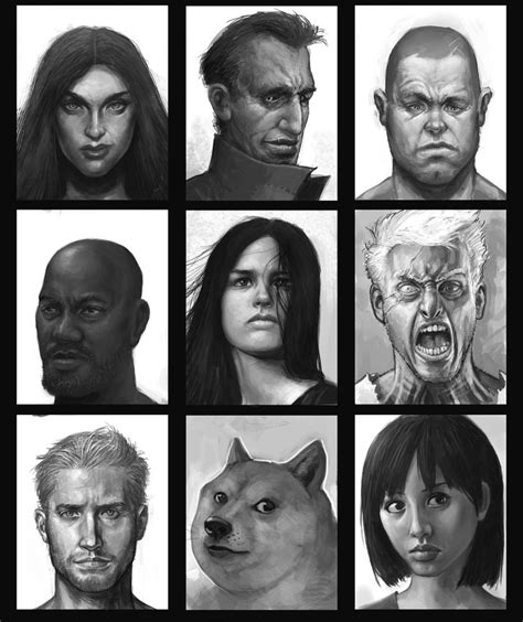 Character Face Variations By Krasnyniejasny On Deviantart