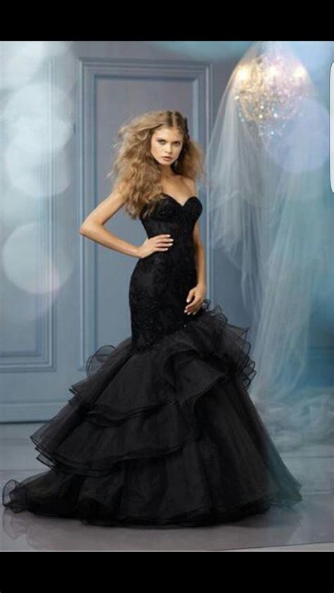 Glamorous 💕 Black Wedding Gowns Black Wedding Dresses Halloween