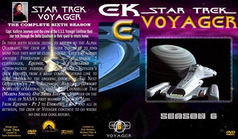 Star Trek Voyager S6 7 Cover Set Tv Dvd Custom Covers 1181voyager