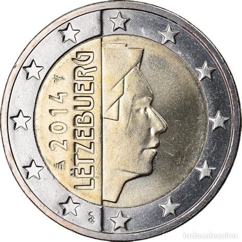 Luxemburgo 2 Euro 2014 Sc Bimetálico Kmne Comprar Monedas