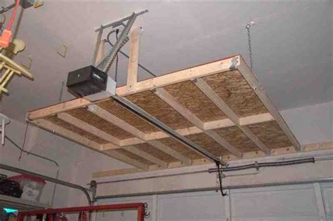 Hanging Garage Shelves Garage Ceiling Storage Diy Overhead Garage