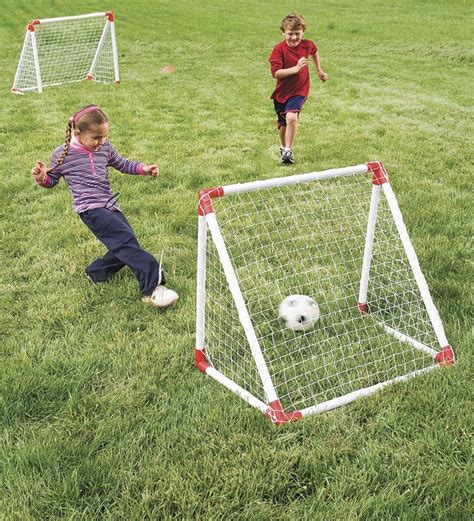 Junior Soccer Goal Set With High Impact Vinyl Nets Soccer Goal