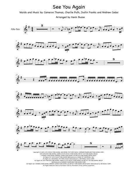 Download Digital Sheet Music Of Furioso For Alto Saxophone