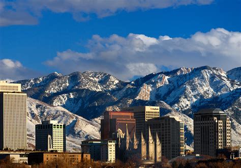 Salt Lake City Utah Skyline Photograph By Douglas Pulsipher Fine Art