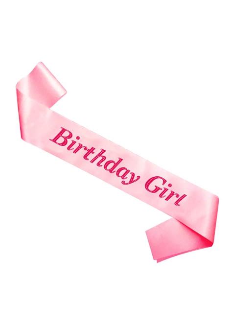 Birthday Girl Sash Pink Henbrandt Bv