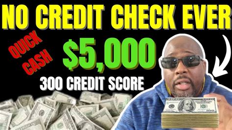 Easiest $5000 Unsecured Personal Loans With No Credit Check | Best 5