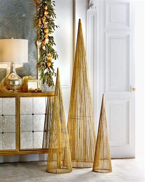 Large Wire Christmas Trees 3 Piece Set