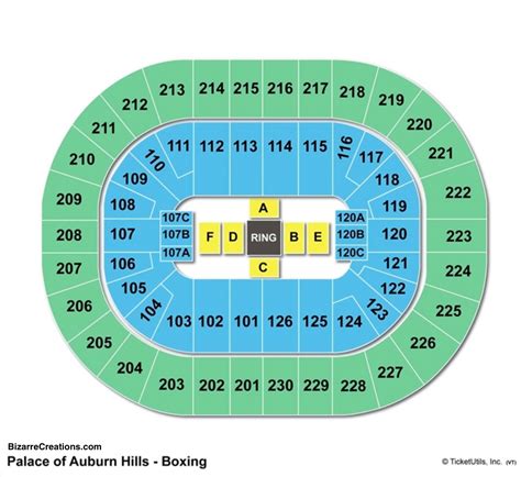 Palace Of Auburn Hills Seating Chart Seating Charts And Tickets