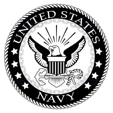 United States Navy Logo Black And White Clipart ClipArt Best