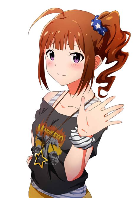 Safebooru 1girl Absurdres Ahoge Ayano Yuu Sonma 1426 Black Shirt Blush Brown Hair Collarbone