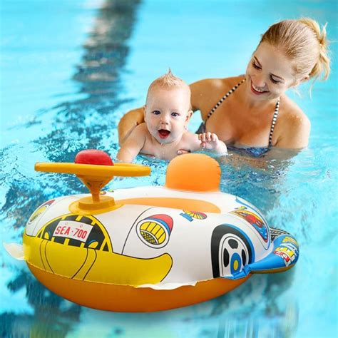 Turn water into a new play space so babies can move and explore freely. Baby Swimming Ring Inflatable Infant Armpit Floating Kids ...