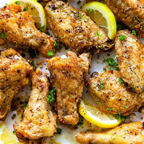 Lemon Pepper Wings Video Recipe Lemon Pepper Wings Stuffed