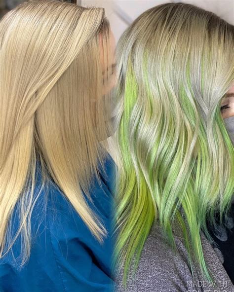 Have the straight hair or curly hair it's not problem. 15 Stunning Green Hair Color Ideas 2020 - Find Health Tips