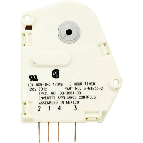 Whirlpool 68233 2 Defrost Timer