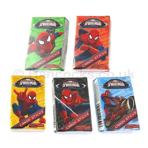 Marvel Spiderman Candy Sticks Candysticks Wholesale Party Retro Sweets Ebay