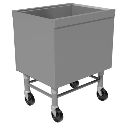 Bar ice bin have a handle also known as bail which significantly eases carrying them from one point to the other. Advance Tabco SCI-MIC-36 Stainless Steel Portable Ice Bin ...