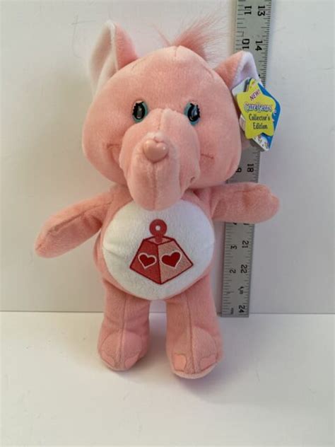 Care Bear Cousins Lotsa Heart Elephant 10” Pink Collectors Edition With