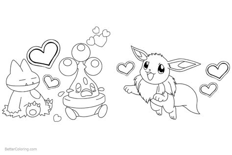 Today i will show you how to draw an adorable, kawaii version of sylveon from pokemon and pokemon go. Cute Eevee Coloring Pages - Free Printable Coloring Pages