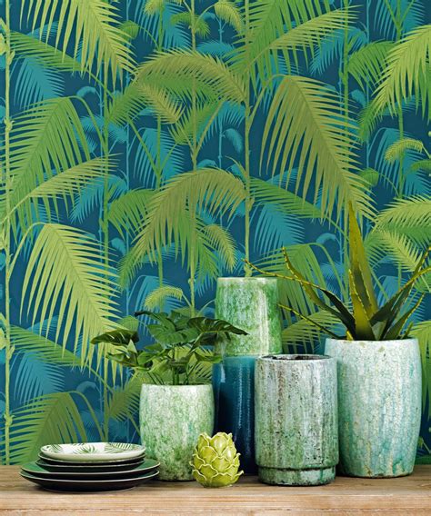 Ukpicturetropical Hallway With Palm Print