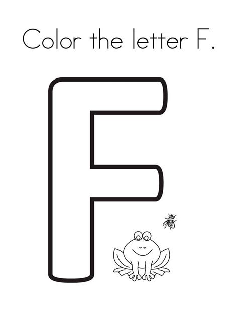 Letter F Coloring Pages Download And Print Letter F Coloring Pages
