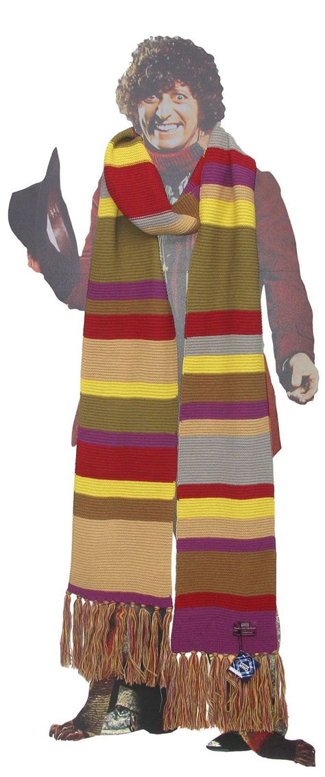 Doctor Who 4th Dr Scarf Official Bbc Long Striped Season 12 Tom Baker
