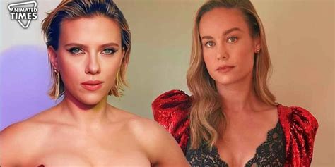 Shame On You Scarlett Johansson Put Avengers Endgame Co Star Brie Larson In Uncomfortable