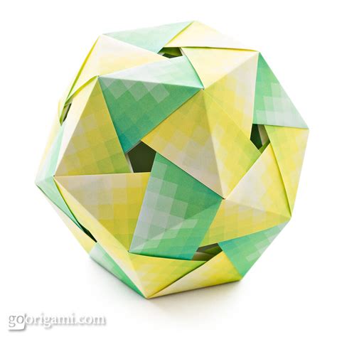 Origami Dodecahedron Origami Dodecahedron Tomoko Fuse Sq Flickr