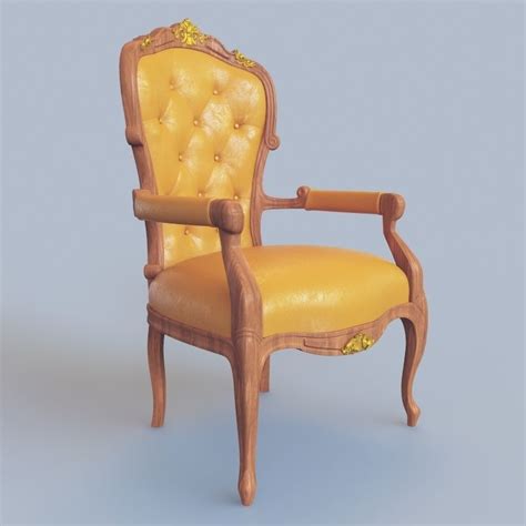 Classic Armchair Furniture Old 3d Model Cgtrader