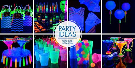 20 Black Light Glow In The Dark Party Ideas