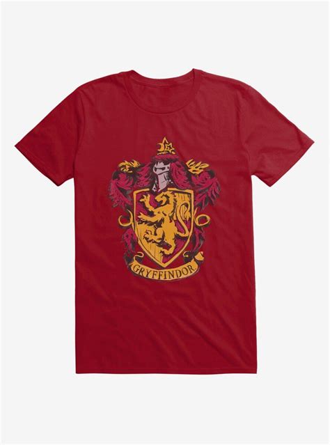 Harry Potter Gryffindor Lion Shield T Shirt Zelitnovelty