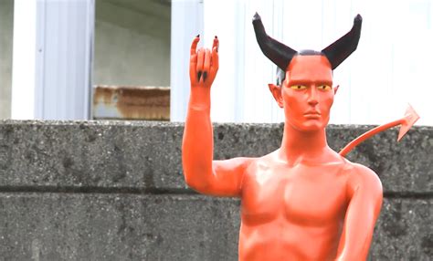 Penis Satan Statues Saviour Could Be Kickstarter Vancouver Is Awesome