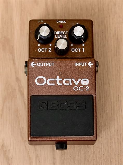 1986 Boss Oc 2 Octave Vintage Guitar Effects Pedal Reverb Australia