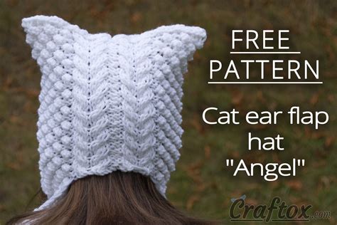 Cat Ear Beanie Knitting Pattern Mikes Nature