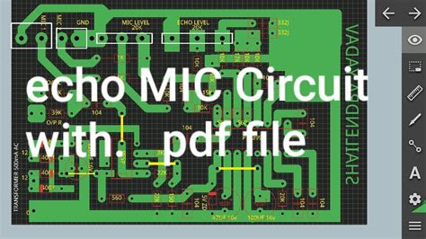 Echo Mic Circuit With Pdf File Youtube