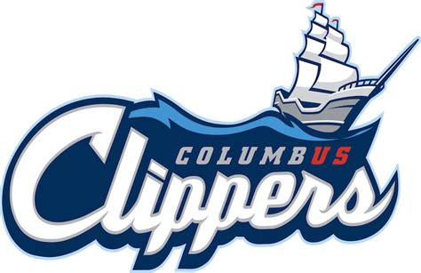 It was a geometric combination where three overlapping triangular sails were placed on a solid blue circle and had a red sun coming out of them. The Columbus Clippers