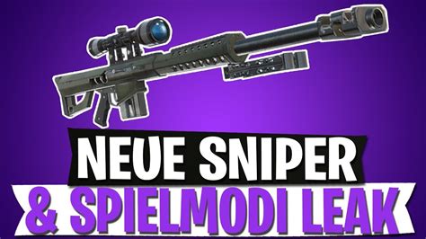 Neue Sniper Leak Durch WÄnde Schießen Fortnite Battle Royale Youtube