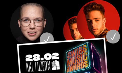 Swiss Music Awards 2020 Stefanie Heinzmann And Luca Hänni Nominiert