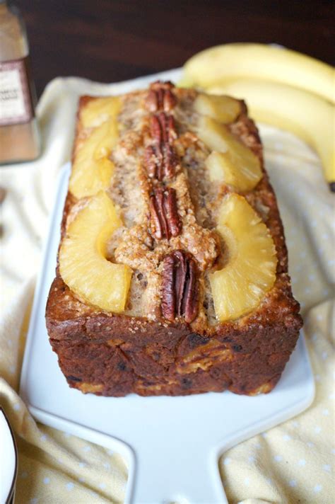 Bananas and canned pineapple make this a year round treat that banana pineapple bread is very easy to make for your family. vegan hummingbird bread {banana, pineapple & pecan} | The ...