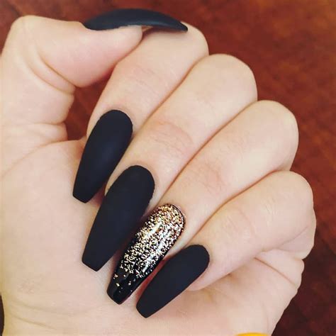 In Case You Considered Matte Black Nails To Be Dull And Boring This Is