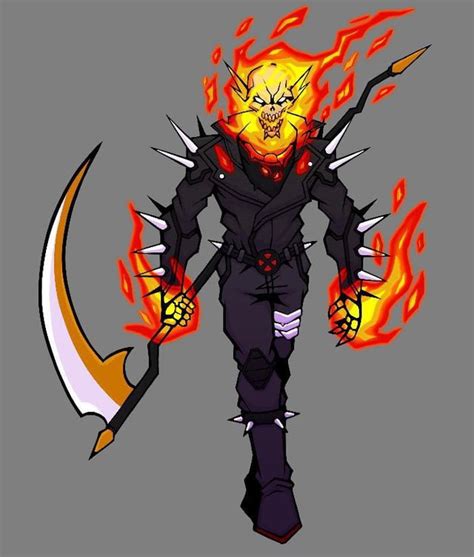 This Is My Ghost Rider Oc That Drawn By A Friend On Instagram The Host