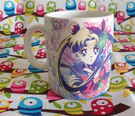 Cute Sailor Moon Ceramic Mug Coffee Tea Cup Unique By Mymoemoe Sailor