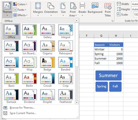 How To Change A Theme In Excel Excel Examples