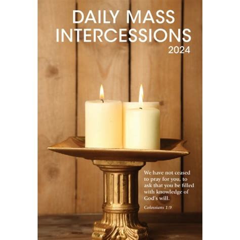 Daily Mass Intercessions 2024 Universal Church Supplies