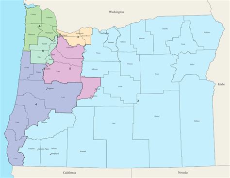 Oregons Congressional Districts Wikipedia